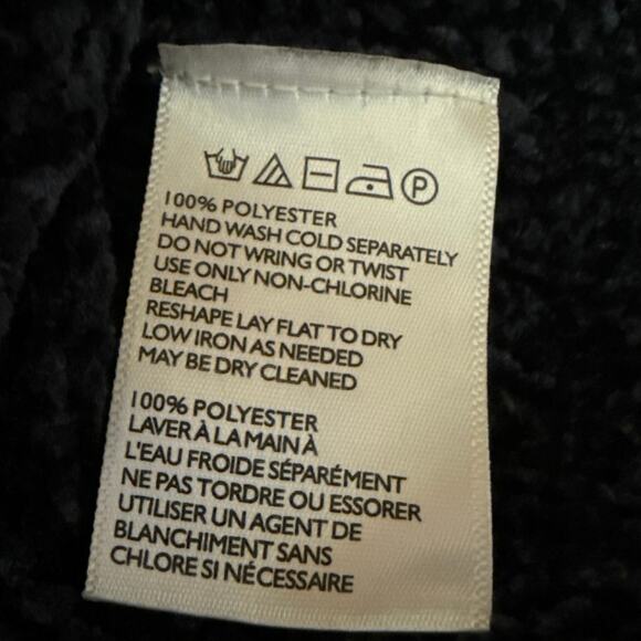 Urban Outfitters Navy Blue Chunky Knit Open Front Long Sleeve Cardigan Sweater S - Picture 4 of 4